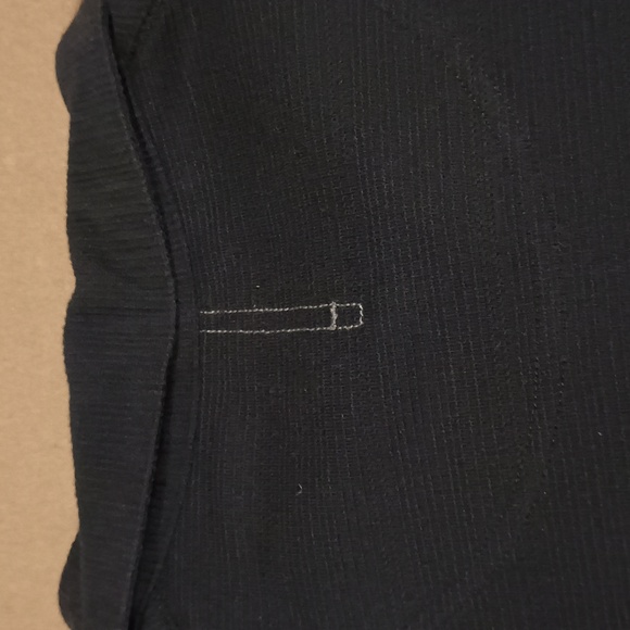 Columbia Mens Black Polo Shirt Short  with zipper Sleeve Black Size XXL - Picture 8 of 12